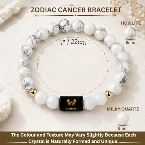 Image of Rashi Bracelet for Men & Women | Original Certified Healing Crystal for Confidence, Motivation & Positive Energy | Zodiac Bracelet for Men & Women | Astrology Gift For Everyone