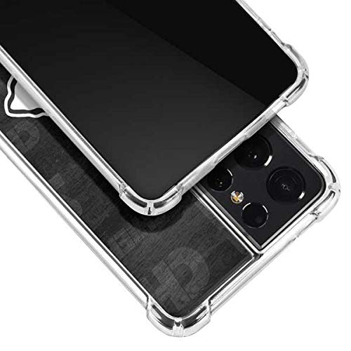 Skinit Clear Phone Case Compatible with Galaxy S21 Ultra 5G - Officially Licensed NFL Kansas City Chiefs Black & White Design