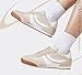 LUCKY STEP Women's Fashion Sneakers Thin Sole Lace up Tennis Shoes Lightweight Walking Running Gym Workout Classic Retro Footwear Anti Slip Trainers(Beige,10 B(M) US)