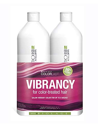 Matrix Biolage colorlast Champú 1000 ml y Acondicionador 1000 ml DUO Set + libre bombas