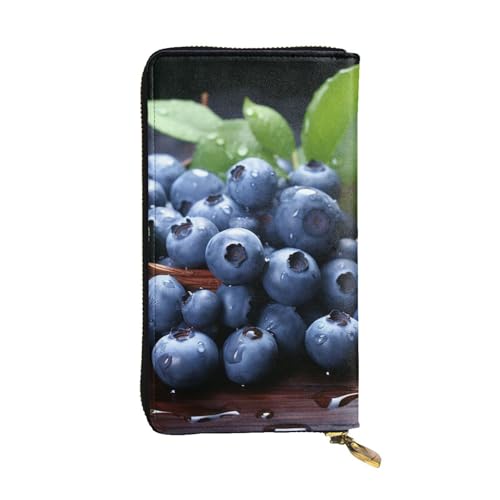 Portefeuille en cuir grand volume et porte-cartes de crédit RFID avec pochette téléphone