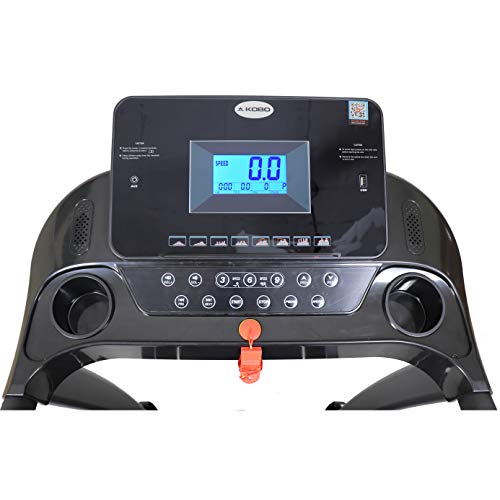 Image of Kobo Fitness 3 H.P Motorized Manual Incline Treadmill with 5 inch LCD Display and Free Installation Assistance (Imported)