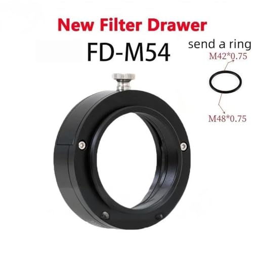 Cajón portafiltros M54 para accesorios de telescopio y fotografía espacial 3