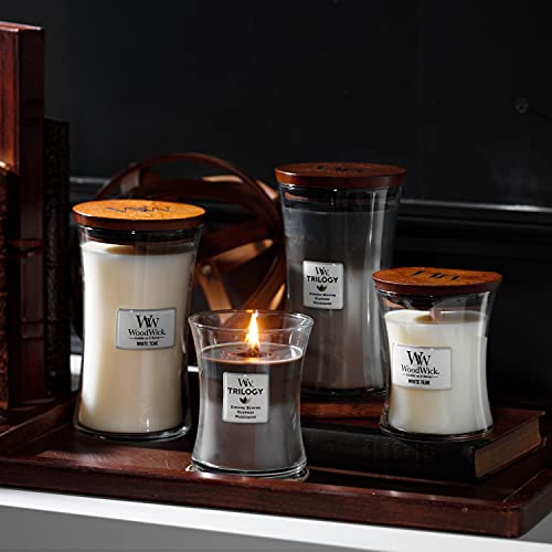 Woodwick Cozy Cabin Medium Hourglass Trilogy Candle, 9.7 Oz. #TOP3