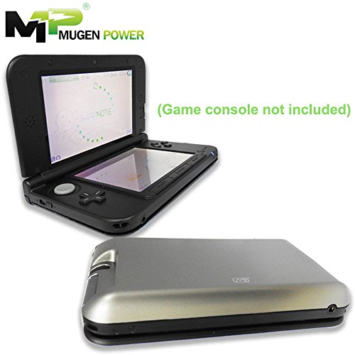 Mugen Power for Nintendo 3DS XL/LL 5800mAh Triple Power Extended Battery with Self Upgrading Tools and MP Back Cover Included (Silver Cover)(Game and Console NOT Included)