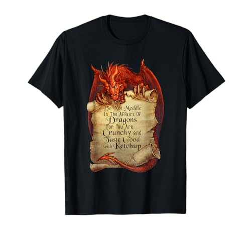 Do Not Meddle in The Affairs of Dragons for You are Crunchy T-Shirt