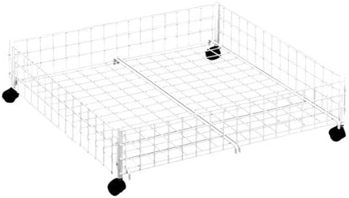 Whitmor Rolling Underbed Storage Cart