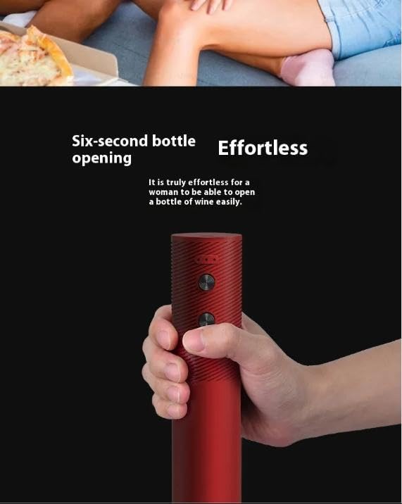 Portable Electric Corkscrew, Rechargeable Automatic Wine Bottle Opener