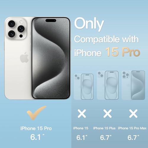 Image of ExpressB Back Cover for iPhone 15 Pro | Minimal Protect | Ultra Thin Anti Scratch Matte Finish Case for iPhone 15 Pro (Clear Soft TPU)