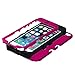 MYBAT IPHONE5HPCTUFFSO004NP Premium TUFF Case for iPhone 5 - 1 Pack - Retail Packaging - Titanium Solid Hot Pink/Black