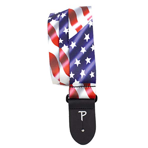 Perri PLLPCPAF Sangle en polyester pour Guitare Motif Drapeau Américain - Les Beatles, Paul McCartney, John Lennon, RIngo Starr, George Harrison Perri PLLPCPAF Sangle en polyester pour Guitare Motif Drapeau Américain – Image 7
