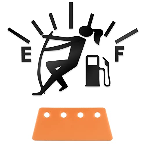 SINGARO Woman Funny Car Sticker Exterior Accessories High Fuel Consumption ...