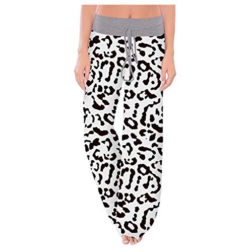 Yeyamei Lounge Pants for Women, Buttery Soft Pajama Pants for Women  Floral Print Drawstring Casual Palazzo Lounge Pants Wide Leg for All Seasons
