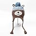 Produktbild hope Winter Earflap Hut Kid Boy Girl Strickmütze Herbstbär Tier Cartoon Baumwolle Warm Ski Fleece Outdoor-Accessoire 50cm