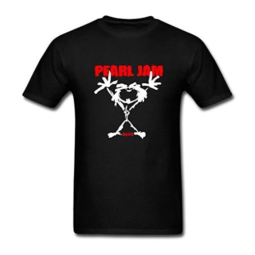 Pearl Jam graffiti Men's Tshirt Cool Style Medium