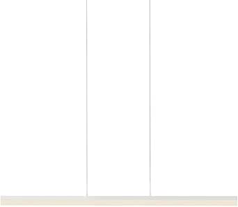 Sonneman 2347.03, Stiletto Large 1 Tier Chandelier Lighting, 1 Light LED, Satin White