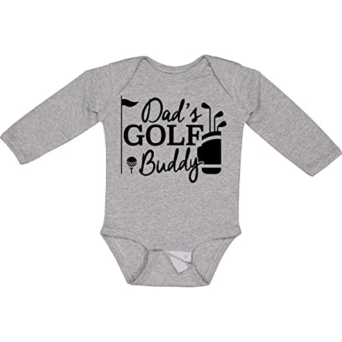 inktastic Dad's Golf Buddy Long Sleeve Creeper
