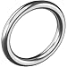 Produktbild 50 Stück Ringe, geschweißt 3x 20 mm - Edelstahl A4