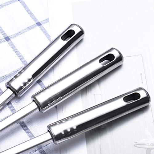 BESTONZON Conjunto de utensílios de cozinha de aço inoxidável 5 peças com espátula de colheres