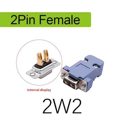 Conector D-Sub de alta corriente y tipo soldadura macho hembra 2