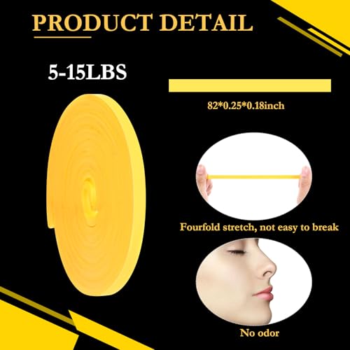 Image of 8 Pcs Resistance Bands Pull up Bands Pull up Assistance Bands Exercise Workout Bands for Working Out Muscle Training Physical Therapy Muscle Training Men and Women