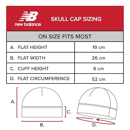 Image of New Balance Lightweight Running /Athletic Skullcap Hat, Beanie, Cap