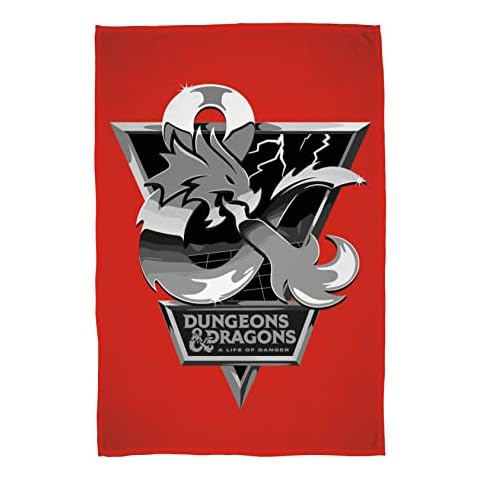 Character World Dungeons and Dragons Fleece Blanket Cover