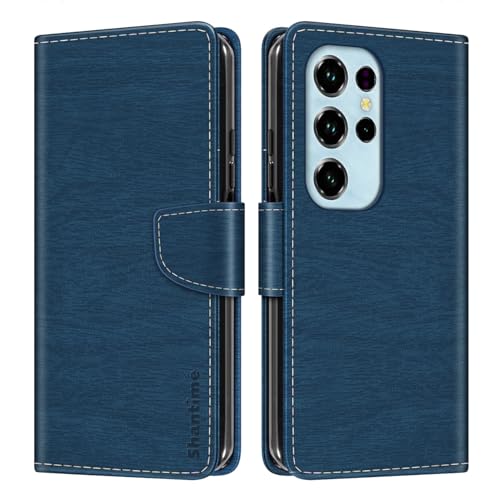 Shantime ���U�[���z�P�[�X Oukitel C2-EV 4G �Ƃ̌݊������� �J���t���蒠�^ �J�[�h���[ �}�O�l�b�g�� �S�ʕی�V�F��(�u���[)