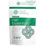 Natural Wellbeing - Hair Essentials Natural Hair Growth Supplement for Women and Men - Reduce Hair Loss & Promote Healthy Hair Growth - 90 Count