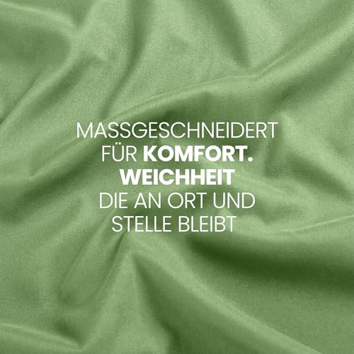 Utopia Bedding - Spannbettlaken 180x200cm - Summer Green - Grün - Oeko-Tex Zertifiziertes Gebürstete Polyester-Mikrofaser Spannbetttuch - 35 cm Tiefe Tasche