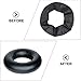 BESPORTBLE 1pc Heavy-Duty Inflatable Snow Tube Professional Ski Circle Inner Tube for Fun Thickened Design for Snow Sledding and Outdoor Activities