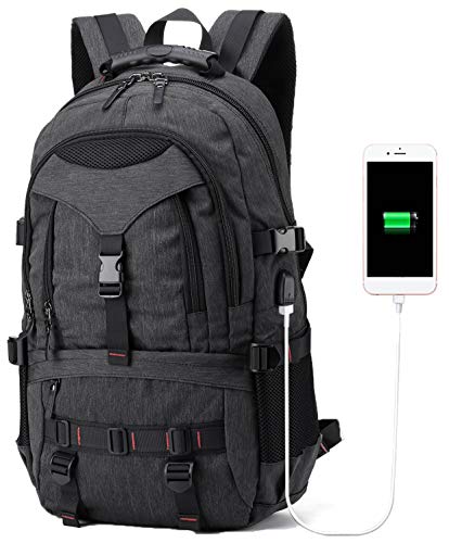 Laptop Backpack for Mens, Travel Backpacks Business Anti Theft Bag with USB Charging