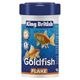 King British | Copos para Goldfish 12g: Alimento Completo con multivitaminas, fórmula para Agua Clara e Ingredientes Naturales para Goldfish y Otros Peces de Agua fría