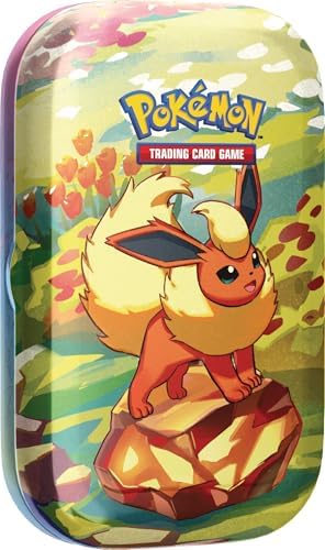 Pokémon TCG: Scarlet & Violet—Prismatic Evolutions Mini Tin – Flareon (2 Booster Packs & 1 Coin) - View 3