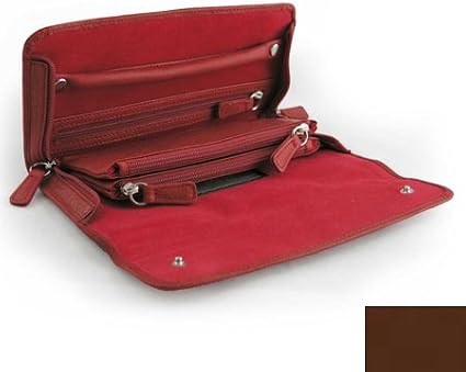Osgoode Marley Cashmere Accessories Euro Jewelry Travel Case - Brandy
