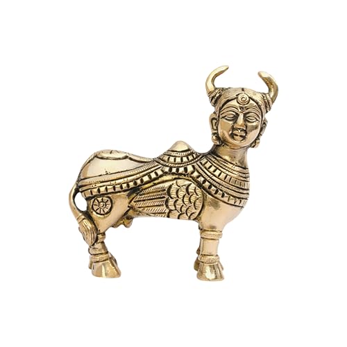 Image of Kamdhenu Cow Statue | Vastu Idol for Home and Office | Vastu 3D Remedy | Zonal Placement -ESE | (Size-8 * 10.5 CM, WEIGHT-540 GRAM Approx)
