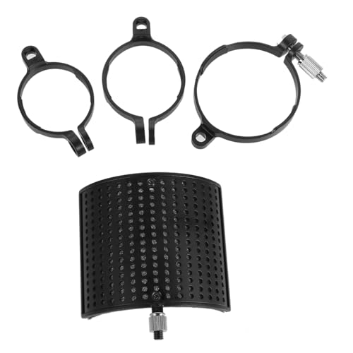 CVUTOVO Mikrofon-popfilter U-förmige Mikrofonabdeckung Mikrofon-Windschutz Zur Rauschunterdrückung Speichel Schutz Mikrofonzubehör Für Pc Mikrofon