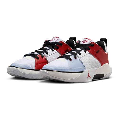 Jordan One Take 5 Big Kids' Shoes (FD2338-160, White/Sail/Black/Gym Red) Size 62