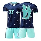 2026 Fußball Trikot Kinder Erwachsene Namen und Nummer Fussballtrikot Heim- Auswärtstrikots Fussball Trikot Set mit Football T-Shirt, Shorts, Socken
