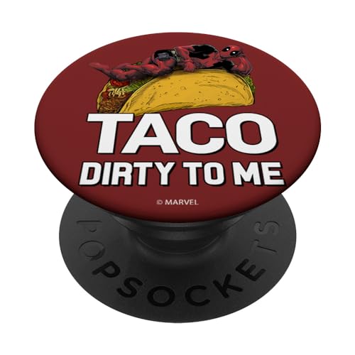 Marvel Deadpool Taco Dirty To Me PopSockets Standard PopGrip