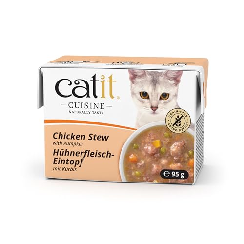 Produktbild von Catit Cuisine Eintopf Huhn mit Kürbis - 12 x 95 g