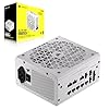 CORSAIR RM850x Shift Fuente de alimentación ATX totalmente modular – 80 Plus Gold – ATX 3.1 – PCIe 5.1 – Zero RPM – Interfaz lateral modular – Blanco (renovado)