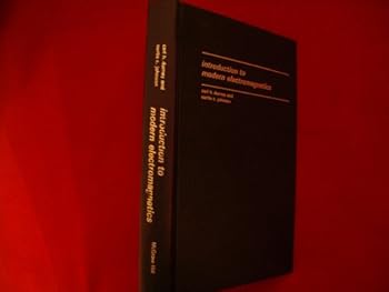 Hardcover INTRODUCTION TO MODERN ELECTROMAGNETICS with vector relations, bibliography, & index Book