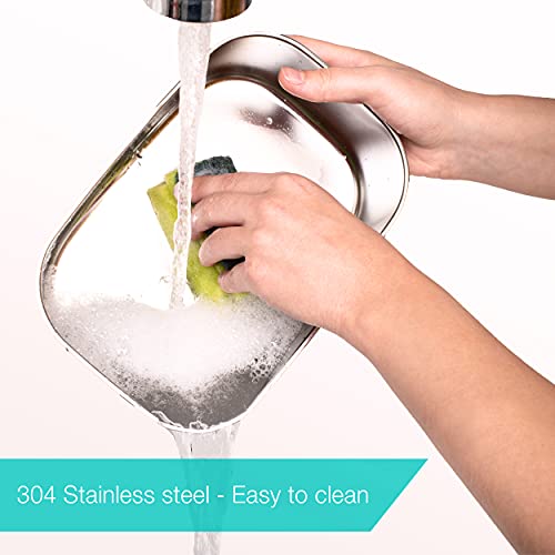 Forabest Electric Lunch Box Food Heater 2-In-1 Portable Food Warmer Lunch Box For Car & Home – Leak Proof, 2 Compartments, Removable 304 Stainless Steel Container, Ss Fork & Spoon And Carry Bag #TOP7