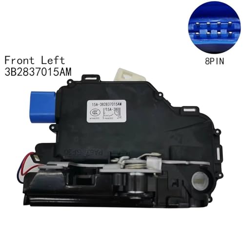 Cerradura delantera derecha RHD para VW Polo T5 y Skoda Fabia con motor de ajuste 3B2837016AA 4