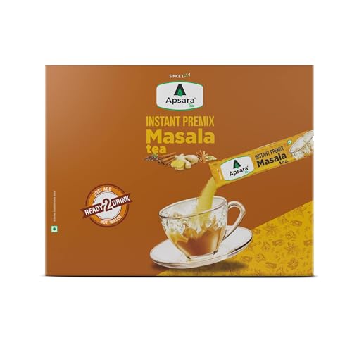 Image of APSARA Instant Premix Unsweetened Masala Tea 36 Sachets | Ready To Drink Tea With No Added Sugar | Sugar Free Masala Chai, Instant Tea Premix
