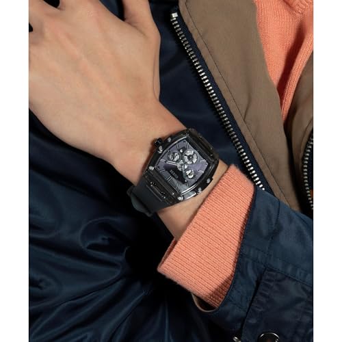 Image of Guess Men's GW0G Series| Analog Trend Watch| Polycarbonate Case| Silicone Bracelet | 50M Water Resistance