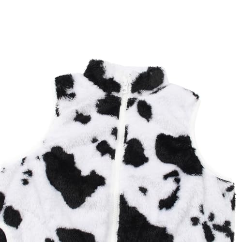 Image of JESKIDS Girls' Boys Sherpa Fleece Vest Outwear Lightweight Solid Color Cute Jacket with Pockets 2-11 Years