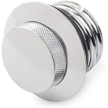 Three T Pop Up Gas Tank Cover Cap for Harley for Sportster XL883 1200, for Softail, Dyna, for Touring 1982-2010, Chrome