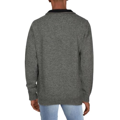 Barbour Mens Wool 1/4 Zip Pullover Sweater2